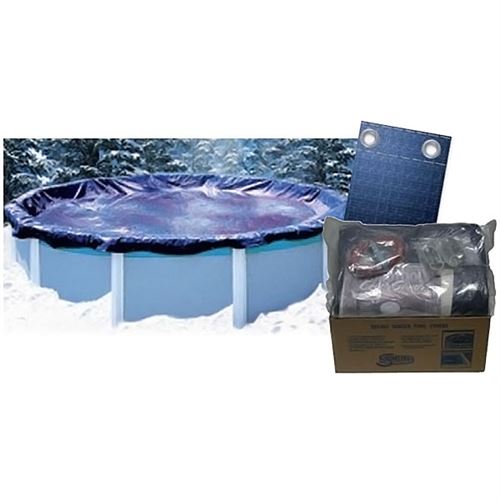 b&acirc;che d'hiver ovale 4,57x9,14m pour piscine hors sol - co81833 