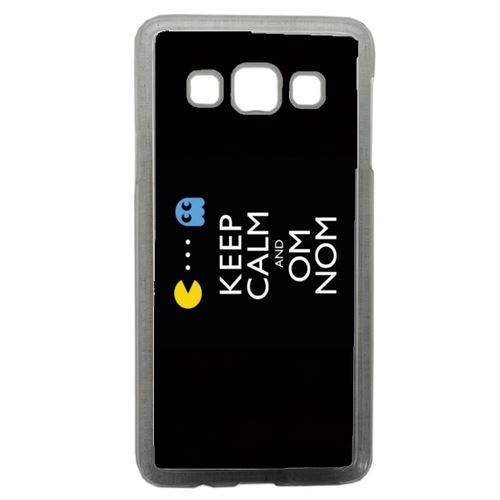 Coque Keep Calm Pacman Compatible Samsung Galaxy A3 Transparent