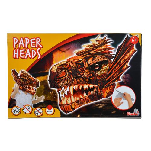 Masque Simba en papier dragon 55 cm