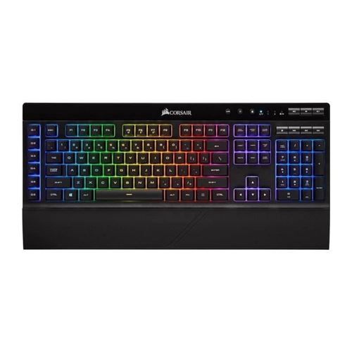 Corsair Clavier Gamer Membrane K57 Rgb - Sans Fil - Retroeclaire Rgb Led - Noir Ch-925c015-fr