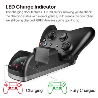 Chargeur pour manette Xbox One/S/X/Elite, station de recharge