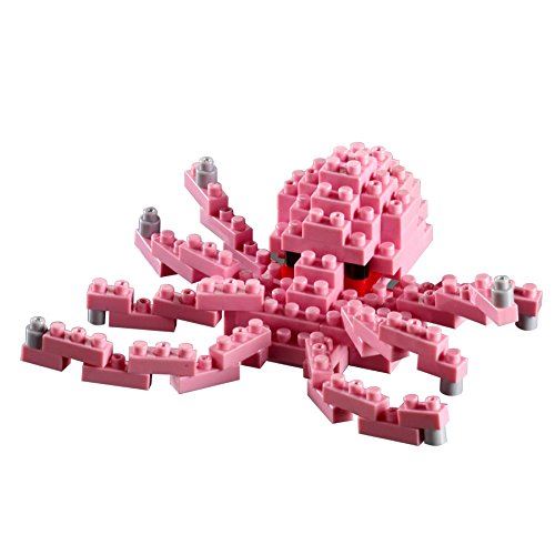 Brixies 410148 - Jeu de Construction 3D-Motif - Petit Poulpe