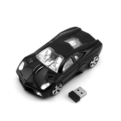 2.4G souris Lamborghini Souris de jeu de forme avec récepteur USB pour ordinateur portable