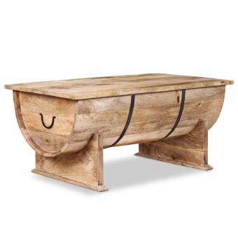 Table Basse Table De Salon Tables De Chevet Table D Appoint En Bois De Manguier Massif 88 X 50 X 40 Cm Achat Prix Fnac