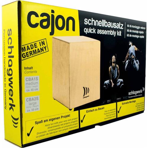 SCHLAGWERK CBA1S - Kit de montage Cajon - Médium