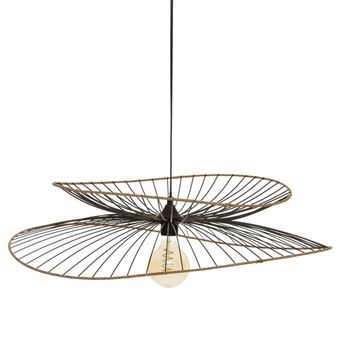 Suspension métal et rotin Alara D69 Atmosphera - 1