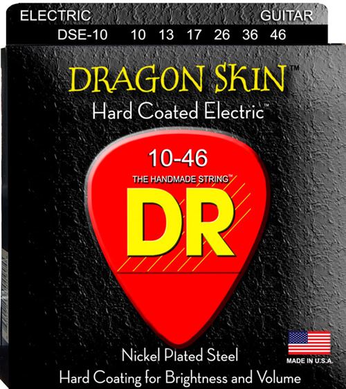 DR DSE10 - Jeu de cordes guitare électrique Dragon Skin - Médium 10-46