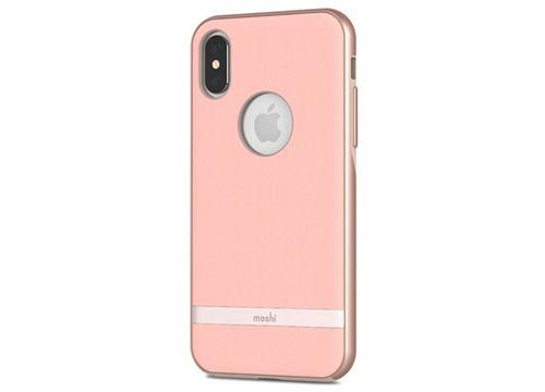 Moshi Vesta - Achterzijde behuizing voor mobiele telefoon - bloemroze - voor Apple iPhone X, XS