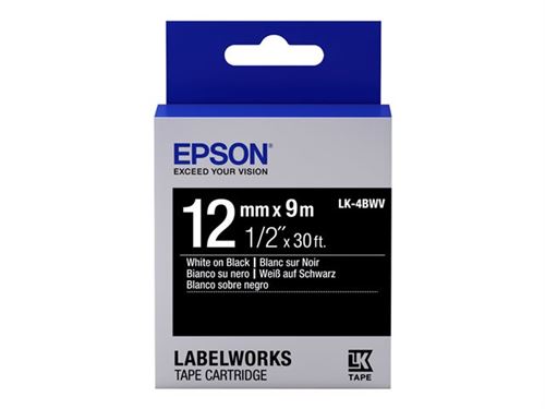 Epson bande détiquetteslk-4bwv - noir et tricolore c53s654009