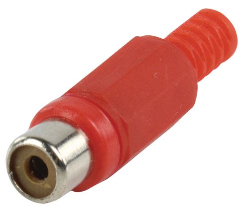 Valueline CC-106R Rca Contra Plug Rouge