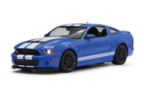 Rastar Bleu Rc Ford Shelby Gt500 27 Mhz 1:14