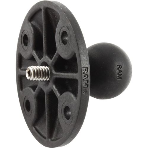Base Ronde Rammount Composite 2,5-Rotule 1 Pouce-Vis 1/4-20