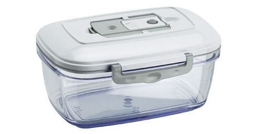 Bac rectangulaire pour mise sous vide 1,5 Litres