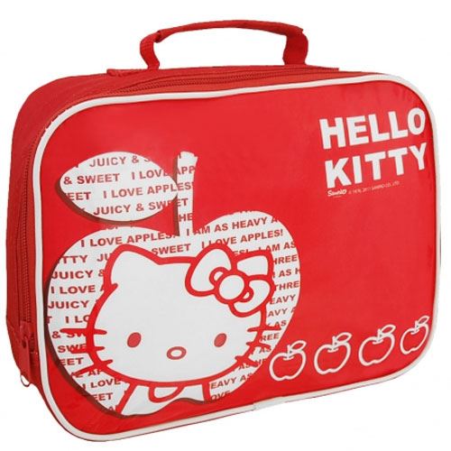 Valisette Lunch Hello Kitty rouge