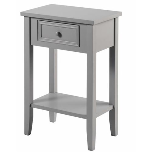 Atmosphera - Table de chevêt Charme - 1 Tiroir - Taupe