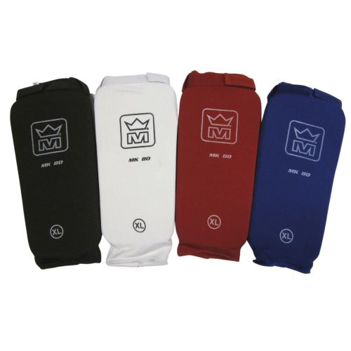 Protège Tibias/Pieds Coton De Kickboxing/Fullcontact Montana Mk 80-Rouge-L