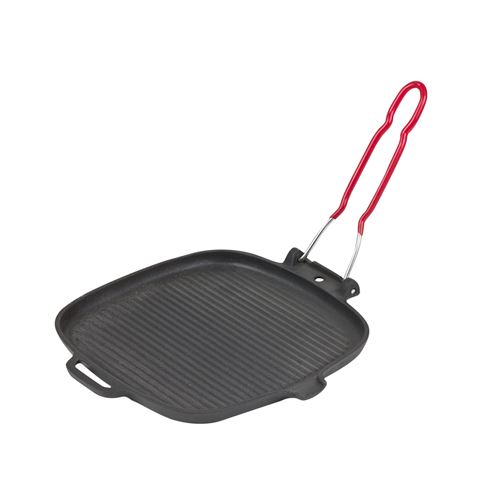 GRILL CARRE 27,5 CM FONTE NOIRE