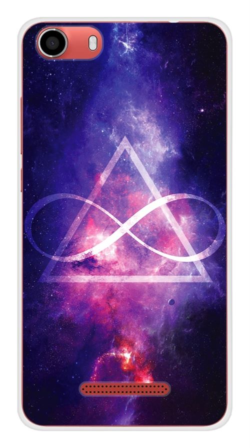 Coque en silicone imprimée compatible Wiko Lenny 2 Infinite Triangle