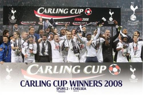 Football Poster - FC Tottenham Hotspur, Carling Cup Winners 2008 (61x91 cm)