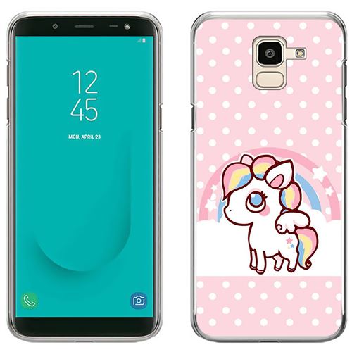 Coque pour Samsung Galaxy J6 -  Licorne Kawaii