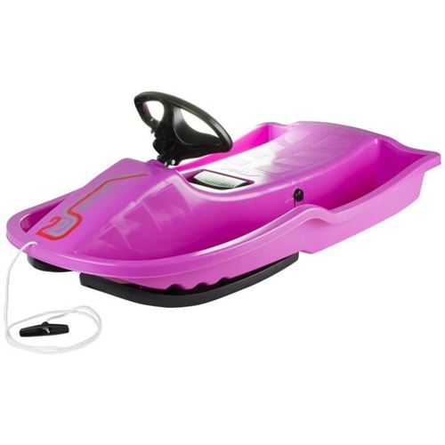 STIGA Luge Bob a volant Snowpower - Rose