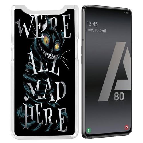 Coque pour Samsung Galaxy A80 / A90 -  Were All Mad Here Alice Au Pays Des Merveilles