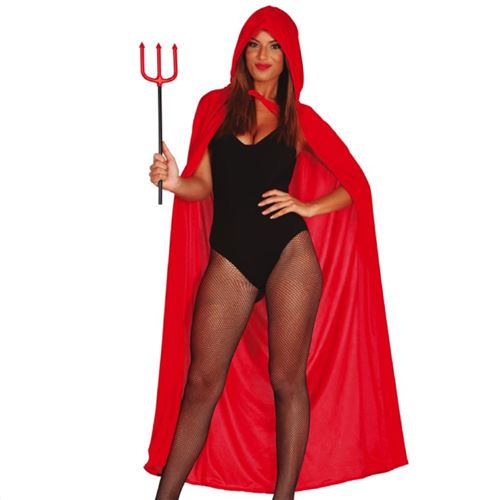 Accessoire de déguisement - trident diablotin plastique 59cm fourche rouge - 16445 Fiestas Guirca