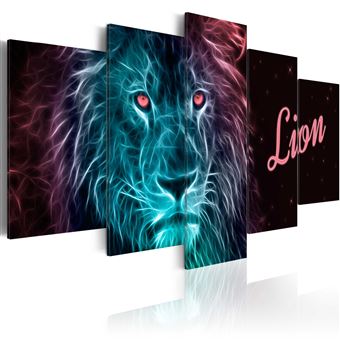 Tableau Neon king-Taille L 200 x H 100 cm - 1