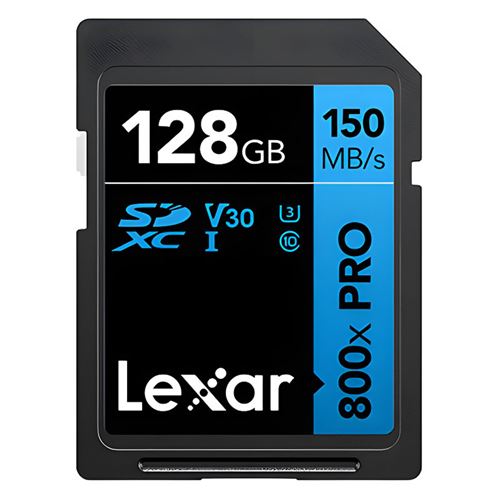 Lexar High-Performance 800xPRO 128 GB SDXC UHS-I Class 10