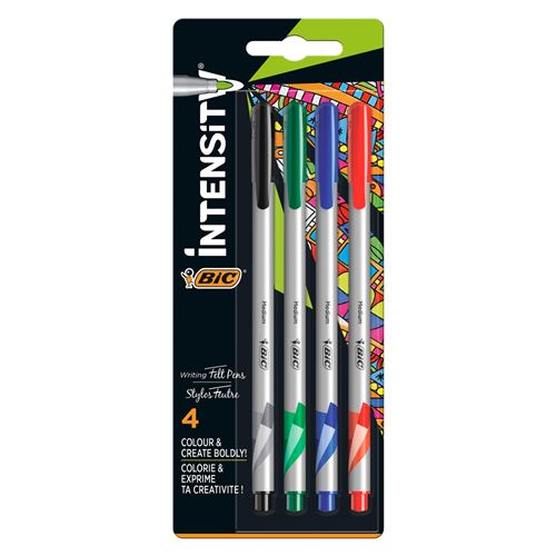 BIC Intensity Fineliners Medium, 12st.