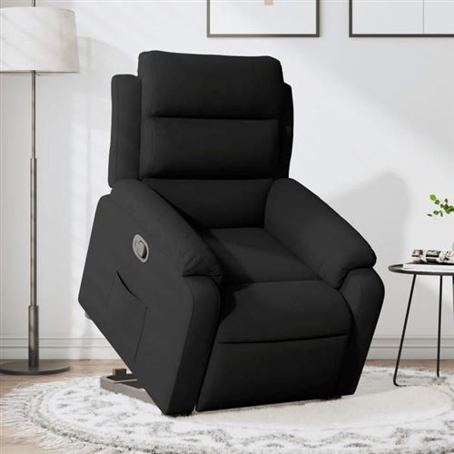 Non Communiqué Or Vidaxl Fauteuil De Relaxation Inclinable Velours Noir