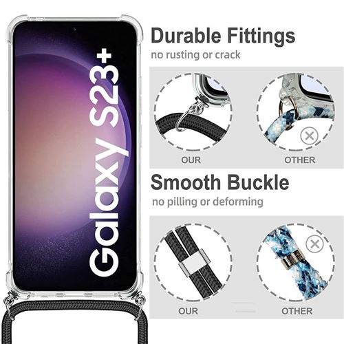 Antichoc Samsung Galaxy S23 Plus Transparent Rigide Coque