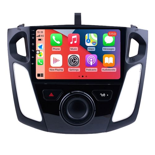 Autoradio Multimédia RoverOne Android 2Go RAM 32Go ROM GPS pour Ford Focus 3 2012-2015 CarPlay Android Auto