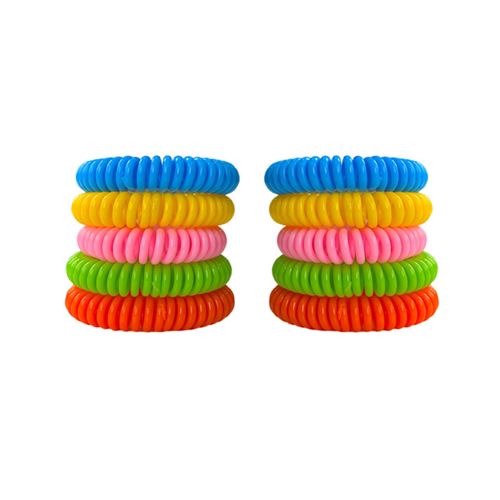 Bracelet citronnelle anti-moustique (10 pièces) - VENTEO - Résiste à l'eau - Efficacité longue durée - Pack de 10 Bracelets Anti Insectes pour Adultes