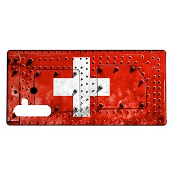 Lot De 6 Autocollants Drapeau Suisse - 40mm - Pour Téléphone, Ordinateur, Casque, Voiture