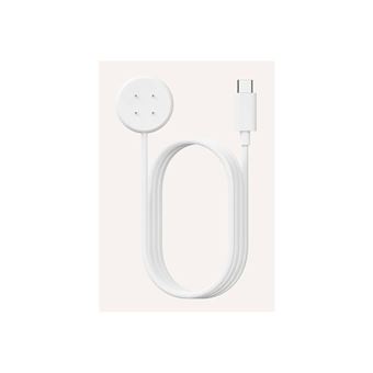 Google - Câble de charge magnétique - 4 broches magnétique pour 24 pin USB-C (M) - 1 m - neige - Europe