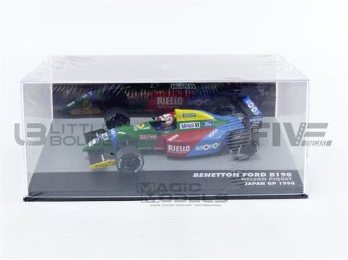 Voiture Miniature de Collection PROMOCAR 1-43 - BENETTON Ford B190 - Winner GP Japon 1990 - Green / Red / Blue / Yellow - PRO10749 - 29128