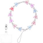 SULIUDAJI Chaîne Téléphone Acrylique Colorée - Dragonne Perles Fantaisie Pour Portable