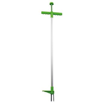 Domigard Désherbeur Manuel Télescopique 4 Griffes Avec Pédale - Outil Ergonomique Pour Enlever Pissenlits Et Mauvaises Herbes