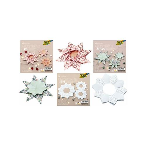 folia Set d'étoiles à plier 'Noel' (technique Meissner)