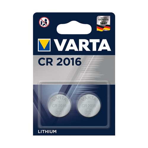 Varta - Pack de 10 blisters de 2 Piles électronique CR2016