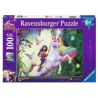 Puzzle 100 pieces XXL - Sophia et Wildstar / L'ecole des licornes - 1