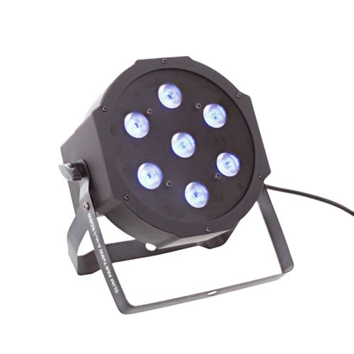 Power Lighting Par Slim 7x9w Quad - Par Slim 7 Leds de 9W 4-en-1