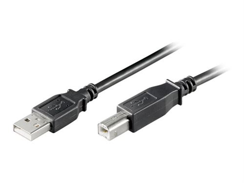 goobay - Câble USB - USB type B (M) pour USB (M) - USB 2.0 - 1 m - noir