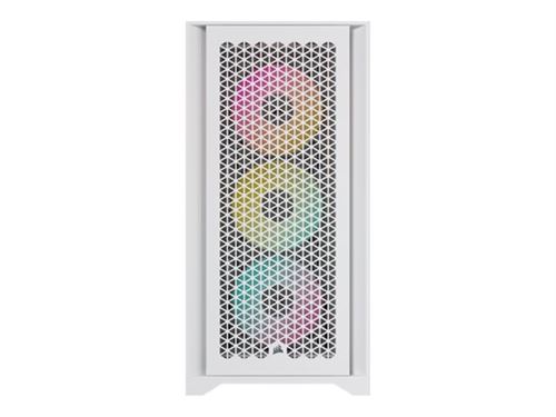 Corsair iCUE 4000D RGB AIRFLOW Verre Trempé USB 3.2 Blanc - Image 3