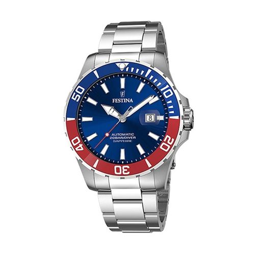Festina Hommes Analogique Quartz Montre avec Bracelet en Acier Inoxydable F20531/5