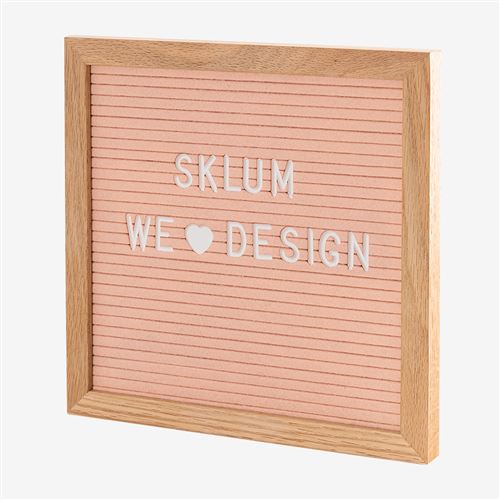 SKLUM Tableau à lettres Abbe Kids Rose