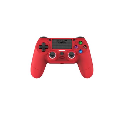 Dragonshock Mizar Rouge Bluetooth Manette de jeu PlayStation 4