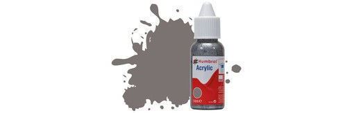Peinture Humbrol Acrylic Dropper Bottle 14ml 156 Dark Camouflage Grey Satin - Humbrol