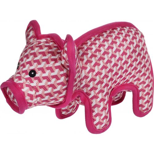 Jouet Strong Stuff Porcelet Rose 26 cm. pour chien. - Flamingo Pet Products - FL-521035